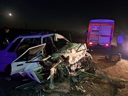 تصادف در محور ساوه - همدان با یک کشته و ۳ مصدوم