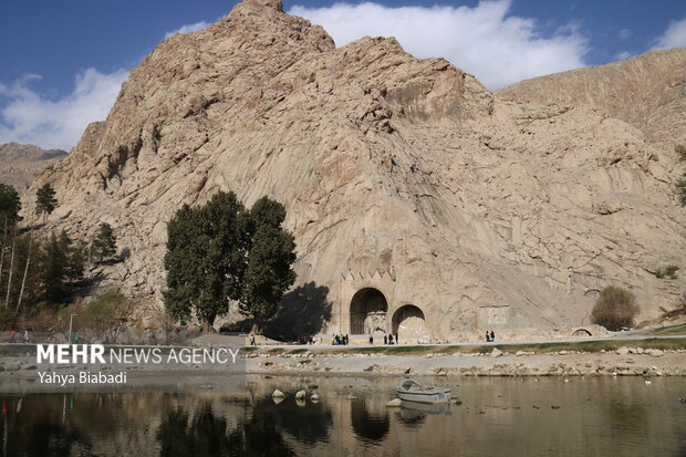 شوک خشک شدن دریاچه تاریخی طاق بستان
