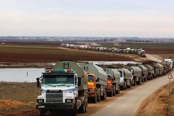 الاحتلال الاميركي يواصل سرقة النفط والقمح السوري