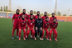 Iran’s women football team beat Belarus