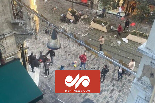 تصاویری از محل وقوع انفجار در استانبول