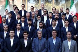 دیدار تیم ملی فوتبال ایران با ابراهیم رئیسی