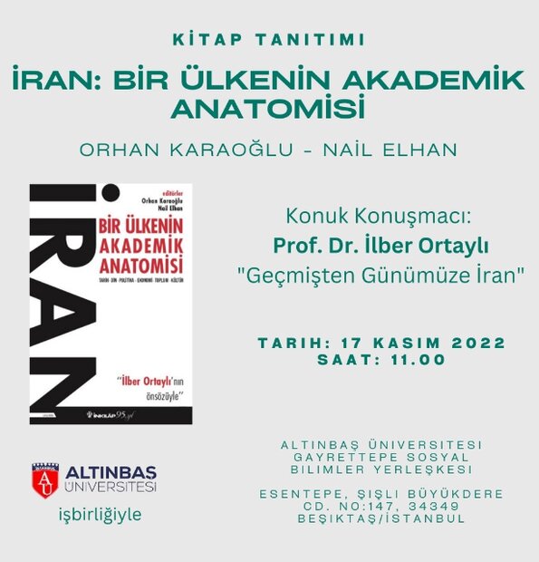 "İran: Bir Ülkenin Akademik Anatomisi" kitabı Türkiye'de basıldı