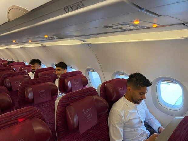 کاروان تیم ملی فوتبال ایران راهی دوحه شد