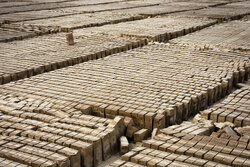 Traditional brickmaking in Iran