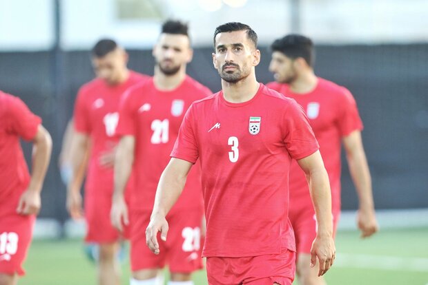 تصاویری از تمرین تیم ملی ایران پیش از بازی با تونس 