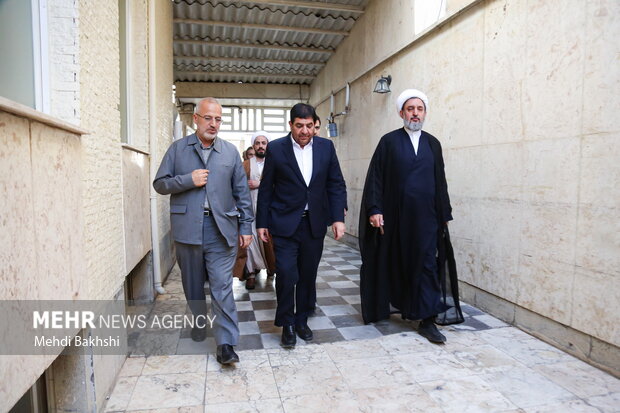 دیدار معاون اول رئیس جمهور با مراجع و علمای قم 18