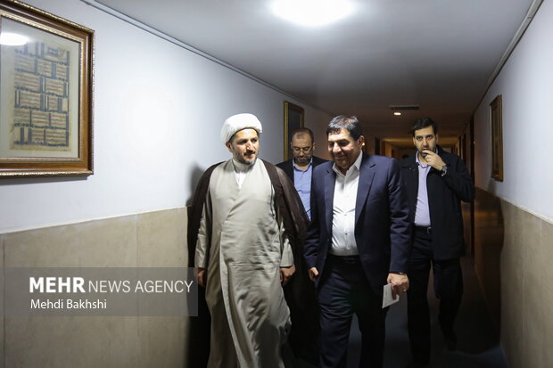 دیدار معاون اول رئیس جمهور با مراجع و علمای قم 30