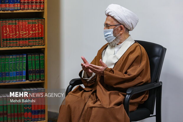 دیدار معاون اول رئیس جمهور با مراجع و علمای قم 33