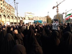 پیکر شهید امنیت «حسن براتی» در مشهد تشییع شد