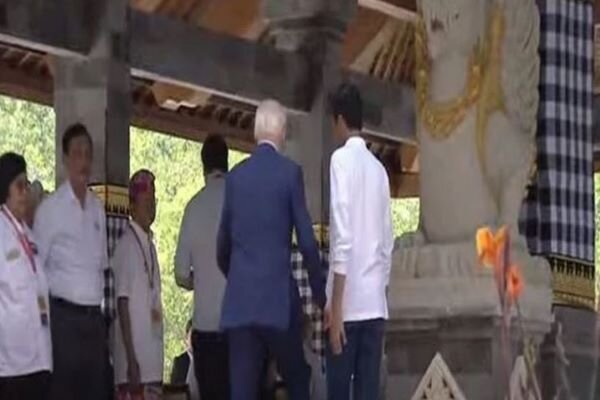 VIDEO: Biden stumbles again during Bali visit