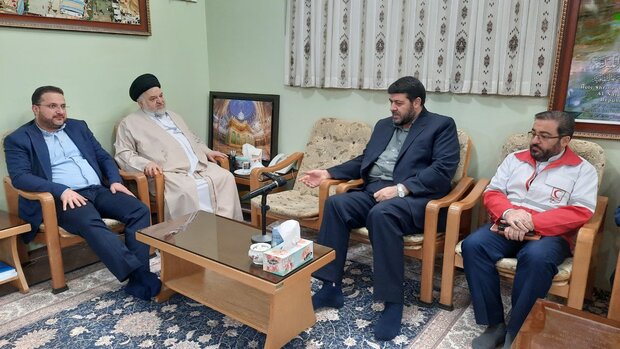 دیدار رئیس جمعیت هلالاحمر با نماینده آیتالله سیستانی در ایران دیدار رئیس جمعیت هلالاحمر با نماینده آیتالله سیستانی در ایران