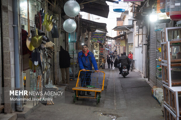 وضعیت بازار گرگان در روز پنجشنبه ۲۶ آبان 