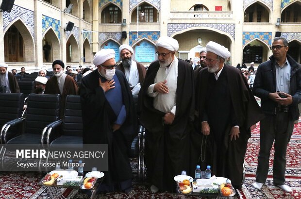 مراسم تکریم و معارفه مدیر حوزه علمیه خراسان