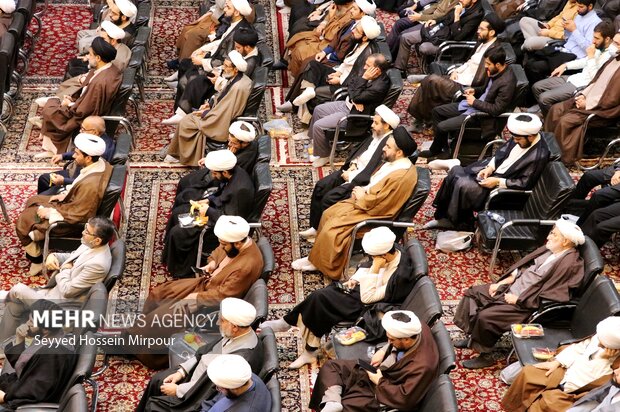 مراسم تکریم و معارفه مدیر حوزه علمیه خراسان