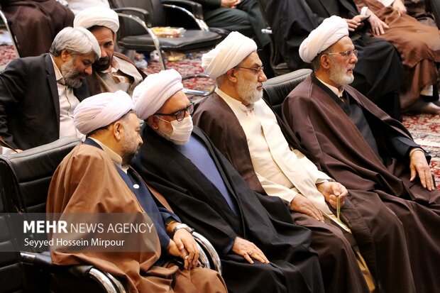 مراسم تکریم و معارفه مدیر حوزه علمیه خراسان