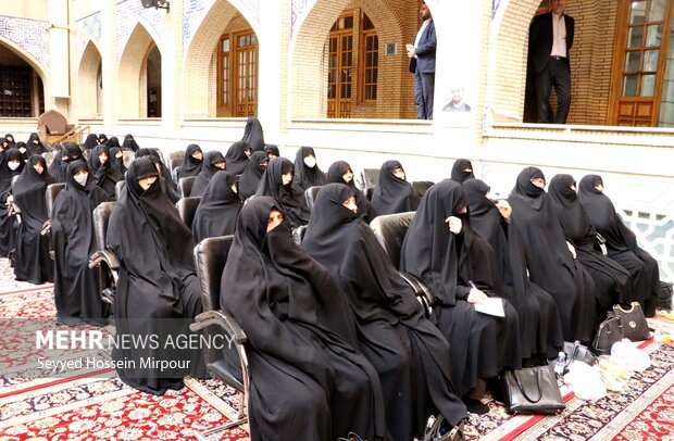مراسم تکریم و معارفه مدیر حوزه علمیه خراسان