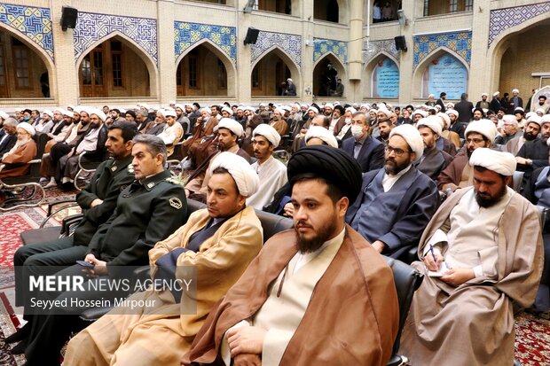 مراسم تکریم و معارفه مدیر حوزه علمیه خراسان