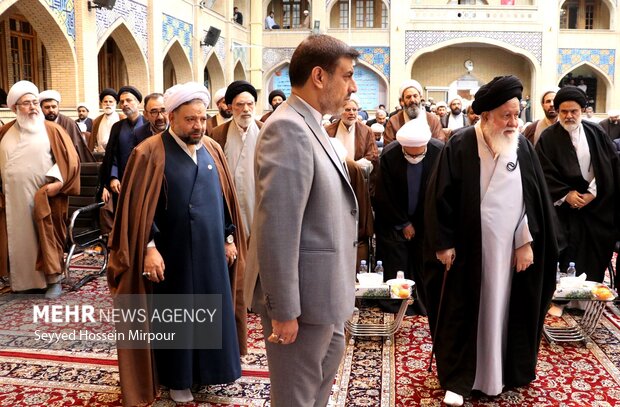 مراسم تکریم و معارفه مدیر حوزه علمیه خراسان