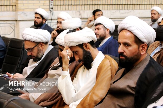 مراسم تکریم و معارفه مدیر حوزه علمیه خراسان