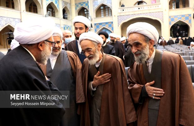 مراسم تکریم و معارفه مدیر حوزه علمیه خراسان