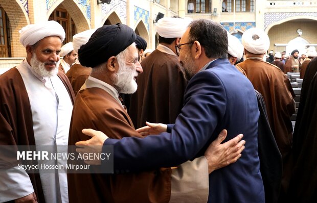 مراسم تکریم و معارفه مدیر حوزه علمیه خراسان