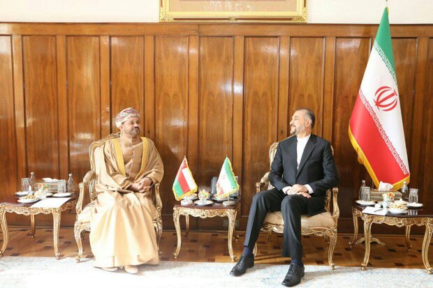وزیر امور خارجه سلطان‌نشین عمان با امیرعبداللهیان دیدار کرد