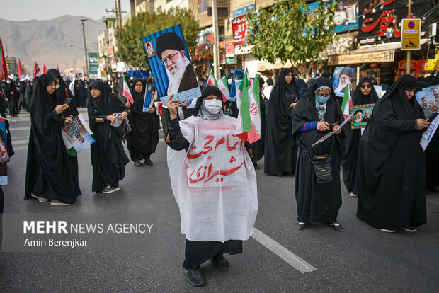 تشییع پیکر شهید امنیت «محمد مویدی» در شیراز