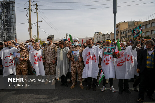 تشییع پیکر شهید امنیت «محمد مویدی» در شیراز