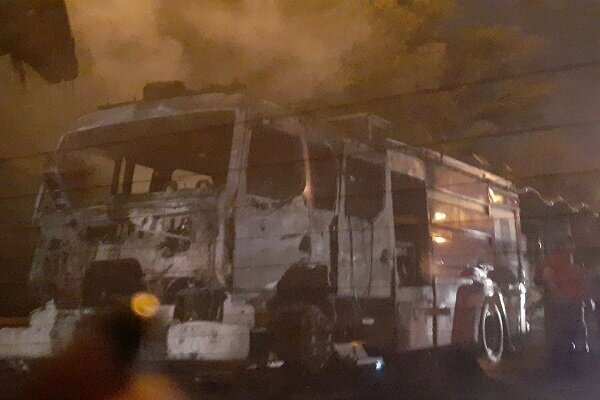 خسارت به 35 خودروی آتش‌نشانی تهران در جریان اغتشاشات