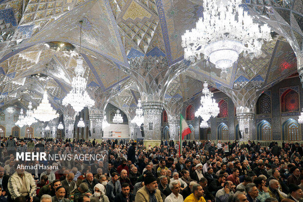 تشییع پیکر شهدای مدافع امنیت در مشهد