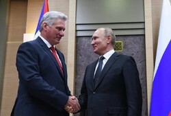 مذاکرات پوتین و رئیس جمهور کوبا روز سه شنبه در مسکو آغاز می شود