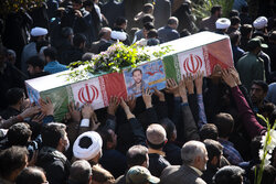 Funeral for martyred security forces in Isfahan