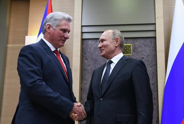مذاکرات پوتین و رئیس جمهور کوبا روز سه شنبه در مسکو آغاز می شود 