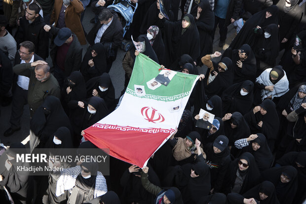 Funeral for martyred security forces in Isfahan