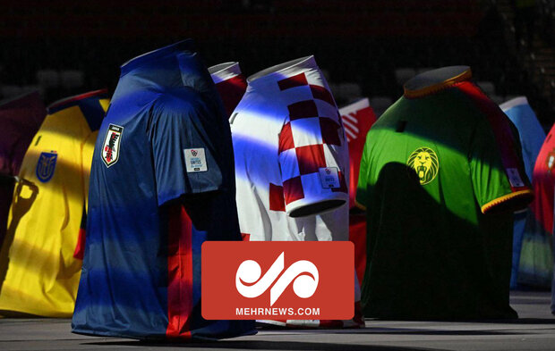 حضور نمادین لباس تیم‌های ملی در مراسم افتتاحیه جام جهانی ۲۰۲۲ قطر