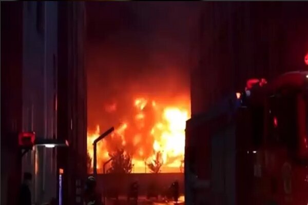 آتش‌سوزی در کارخانه‌ای در چین/ ۳۶ نفر کشته شدند+فیلم