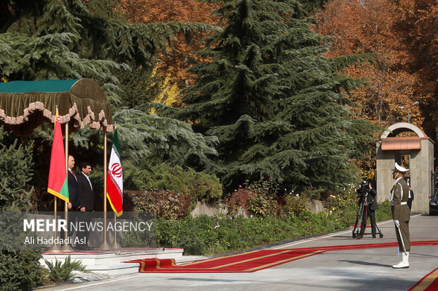 Iran's VP welcomes Belarusian PM