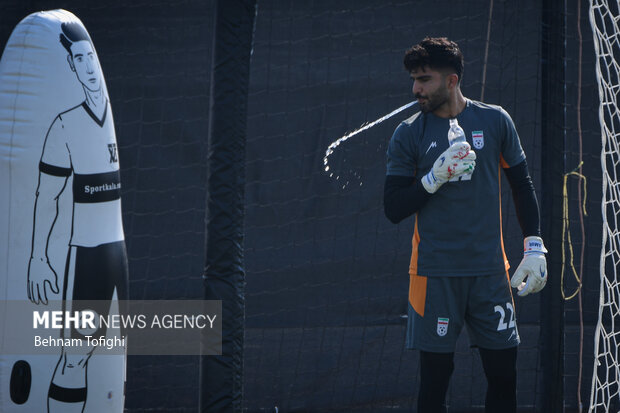 Team Melli's training session in Qatar