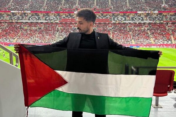 نبرد شدید فلسطین و اسرائیل در جام جهانی ۲۰۲۲ قطر + تصاویر و فیلم