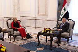 رایزنی پلاسخارت با رئیس جمهوری عراق