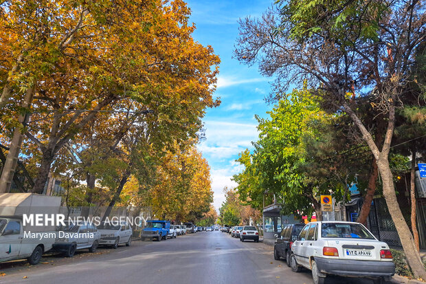 Beautiful sceneries of autumn in Bojnurd