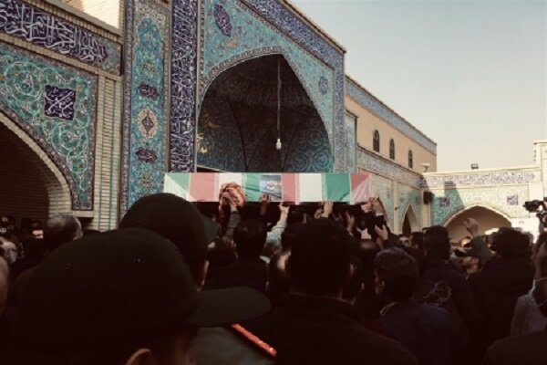 پیکر مطهر شهید مدافع حرم در شیراز تشییع شد