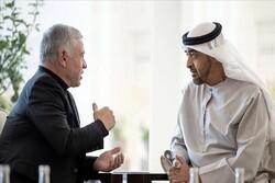 شاه اردن و رئیس امارات رایزنی کردند
