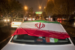 شادی مردم اردستان پس از برد تیم ملی فوتبال ایران