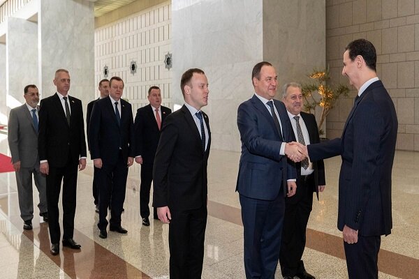 نخست وزیر بلاروس با بشار اسد دیدار کرد