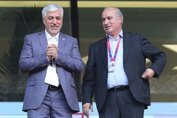 حضور وزیر ورزش و معاونانش در اردوی ایران پیش از بازی با آمریکا