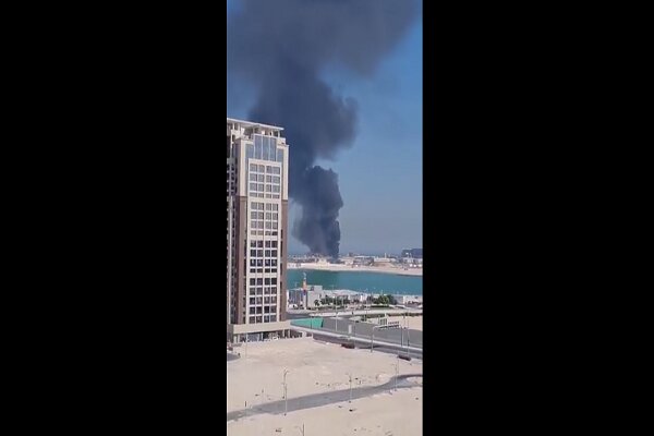VIDEO: Massive fire breaks out near FIFA World Cup fan zone 