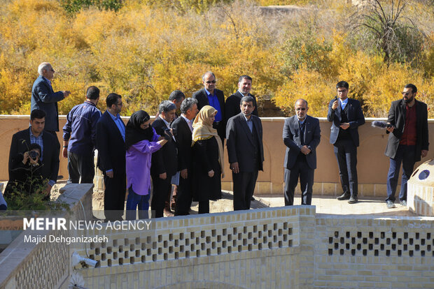ایرانی وزیر سیاحت کا دورۂ یزد
