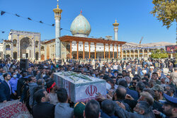 پیکر مطهر شهید مدافع امنیت در شیراز تشییع و خاکسپاری شد